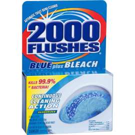 WD-40 2000 Flushes Blue/Bleach Bowl Cleaner