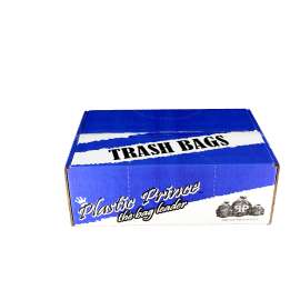 26" x 24" x 60" 65 Gal 2 Mil Clear Trash Bags, 50/Case
