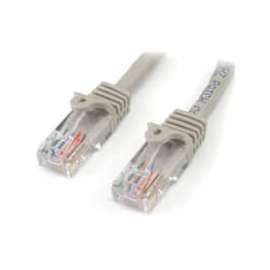 StarTech.com 10 ft Gray Snagless Cat5e UTP Patch Cable