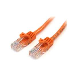 StarTech.com 15 ft Orange Snagless Cat5e UTP Patch Cable