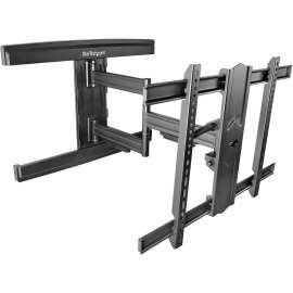 StarTech.com TV Wall Mount for up to 80" VESA Mount Displays - Low Profile Full Motion TV Mount - Heavy Duty Adjustable Articulating Arm