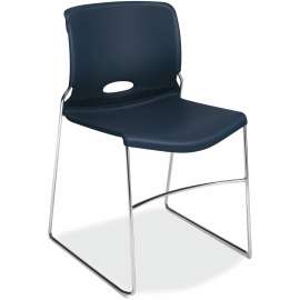 Olson Stacker High Density Chair, Regatta Seat/Regatta Back, Chrome Base, 4/Carton