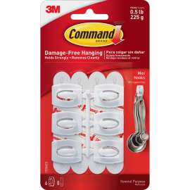 3M Command Mini Removable Hooks