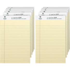 Bus. Source Micro-Perforated Legal Ruled Pads