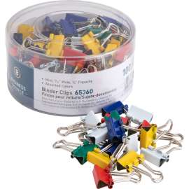 Bus. Source Colored Fold-back Binder Clips