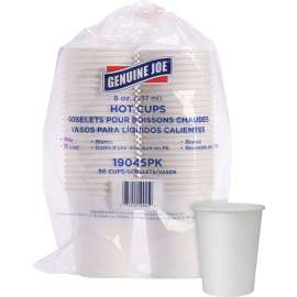 Genuine Joe Single Wall Lined Disposable Cups