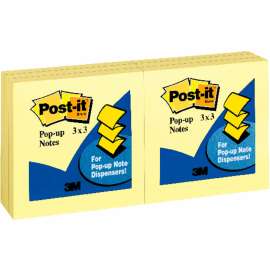 3M Post-it Notes Yellow Original Pop-up Refills
