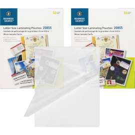 Bus. Source 5 mil Clear Laminating Pouches