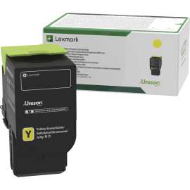 Lexmark Original Standard Yield Laser Toner Cartridge, Yellow, 1 Each, 1000 Pages