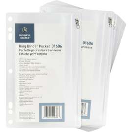 Bus. Source Punched Economy Binder Pocket