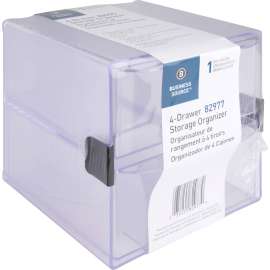 Bus. Source 4-drawer Storage Organizer