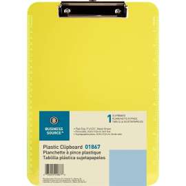 Bus. Source Flat Clip Plastic Clipboard