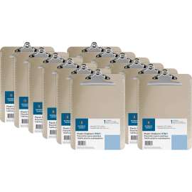 Bus. Source Spring Clip Plastic Clipboard