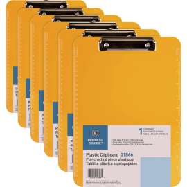 Bus. Source Flat Clip Plastic Clipboard
