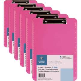 Bus. Source Flat Clip Plastic Clipboard