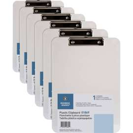 Bus. Source Flat Clip Plastic Clipboard