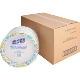 Genuine Joe Printed Design Paper Plates