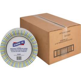 Genuine Joe Printed Design Paper Plates
