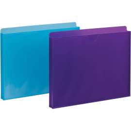 Smead Poly Expanding Jackets w/ Clear Sleeve
