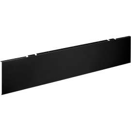 Huddle Series Multipurpose Table Modesty Panel, 44.5w x 0.13d x 9.63h, Black