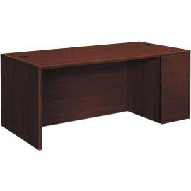 HON 10700 H10701R Pedestal Desk, 3 x Box, File Drawer(s)