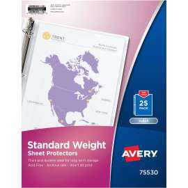Avery Standard Weight Clear Sheet Protector