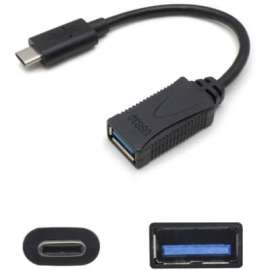AddOn USB 3.1 (C) Male to USB 3.0 (A) Male Black Adapter - 100% compatible and guaranteed to work