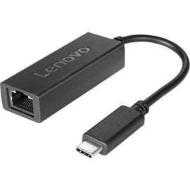 Lenovo, Open Source USB-C to Ethernet Adapter, USB Type C, 1 Port(s), 1