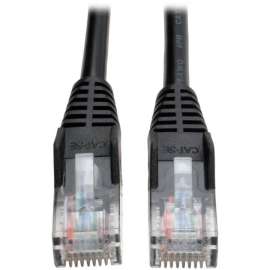Tripp Lite 3ft Cat5e Cat5 350MHz Black Snagless Molded Patch Cable RJ45 3', 3ft, 1 x RJ-45 Male, 1 x RJ-45 Male, Black