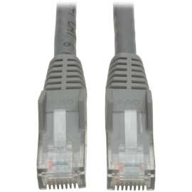 Tripp Lite 5ft Cat6 Gigabit Snagless Molded Patch Cable RJ45 M/M Gray 5', 5ft, 1 x RJ-45 Male, 1 x RJ-45 Male, Gray