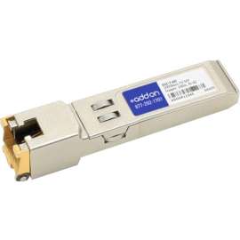 AddOn Cisco GLC-T Compatible TAA Compliant 10/100/1000Base-TX SFP Transceiver (Copper, 100m, RJ-45), 100% compatible and guaranteed to work