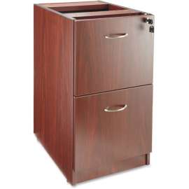Lorell Essentials Mahogany Laminate Desking