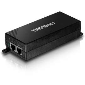 TRENDnet Gigabit Power Over Ethernet Plus Injector, Converts Non-Poe Gigabit To Poe+ Or PoE Gigabit, Supplies PoE (15.4W) Or PoE+ (30W) Power Network Distances Up To 100M (328 ft.), Black, TPE-115GI, PoE+ Gigabit Injector