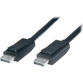 4XEM 10FT DisplayPort M/M Cable, 10 ft DisplayPort A/V Cable for Audio/Video Device, Monitor, First End: 1 x 20-pin DisplayPort 1.2 Digital Audio/Video, Male, Second End: 1 x 20-pin DisplayPort 1.2 Digital Audio/Video