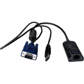 Vertiv Avocent KVM Interface Module ,  MPU Virtual Media CAC ,  TAA Compliant, RJ-45/USB/VGA Server Interface Module for Keyboard/Mouse, Switch, Monitor, Server, HD-15 VGA, Male USB