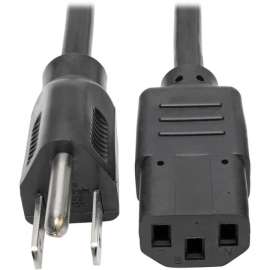 Tripp Lite Computer Power Extension Cord Adapter 10A 18AWG 5-15P to C13 20', 10A,18AWG (NEMA 5-15P to IEC-320-C13) 20-ft."