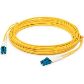 AddOn 8m LC (Male) to LC (Male) Yellow OS2 Duplex Fiber OFNR (Riser-Rated) Patch Cable - 100% compatible and guaranteed to work