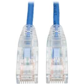 Tripp Lite 5ft Cat6 Gigabit Snagless Molded Slim UTP Patch Cable RJ45 M/M Blue 5', 5 ft Category 6 Network Cable for Network Device, Switch, Router, Server, Modem, Printer, Computer, First End: 1 x RJ-45 Network, Male, Second End: 1 x RJ-45 Network