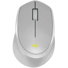 Logitech SILENT PLUS M330 Mouse, Mechanical, Cable, Gray, Yellow, USB