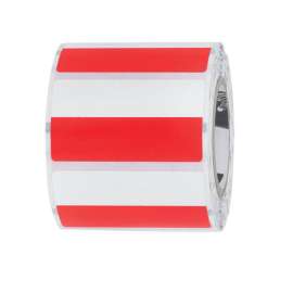 Red Adhesive Backed Bin Tag Labels 3200 each