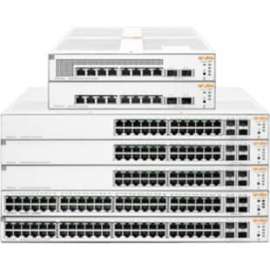 HPE Aruba Instant On 1930 8G Class4 PoE 2SFP 124W Switch - 10 Ports - Manageable - 3 Layer Supported - Modular - 2 SFP Slots - 150 W Power Consumption - 124 W PoE Budget - Optical Fiber, Twisted Pair - PoE Ports - Desktop, Rack-mountable - Lifetime