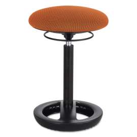 Safco Twixt Active Seating Stool - 17-22"H - Orange