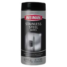 Stainless Steel Wipes, 7 x 8, 30/Canister