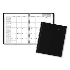 DayMinder Hard-Cover Monthly Planner with Memo Section, 8.5 x 7, Black Cover, 12-Month (Jan to Dec): 2023