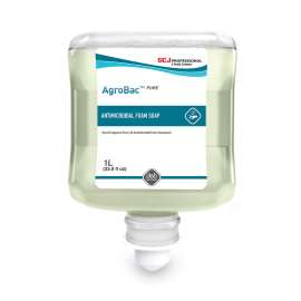 AgroBac Pure Foam Wash Manual Cartridge, Unscented, 1 L Refill, 6/Carton