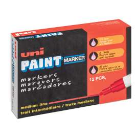 Permanent Marker, Medium Bullet Tip, Red