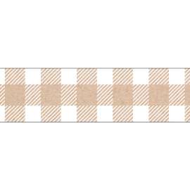 Krafty Pop Kraft Buffalo Check EZ Border, 48 Feet