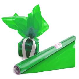Cello-Wrap Roll, Green, 20" x 12-1/2'