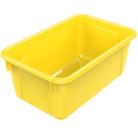 Small Cubby Bin, Yellow