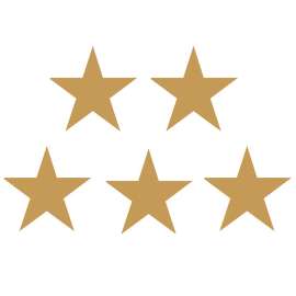Gold Stars Foil Stickers